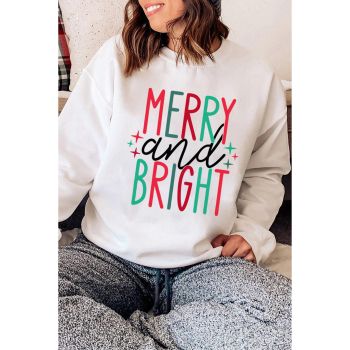 Azura Exchange Merry and Bright Long Sleeve Graphic Sweatshirt - 2XL