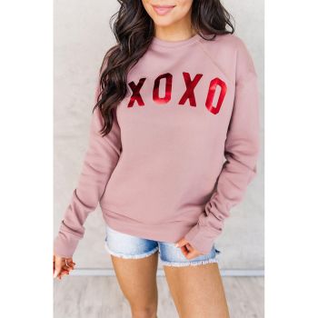 Azura Exchange Glitter Pattern Print Graphic Sweatshirt - L