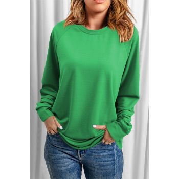 Azura Exchange Round Neck Raglan Sleeve Sweatshirt - M