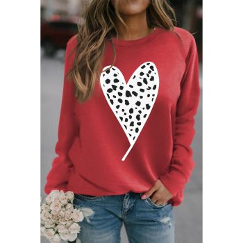 Azura Exchange Heart Graphic Pullover Sweatshirt - 2XL