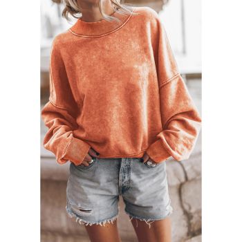 Azura Exchange Drop Shoulder Pullover Sweatshirt - L