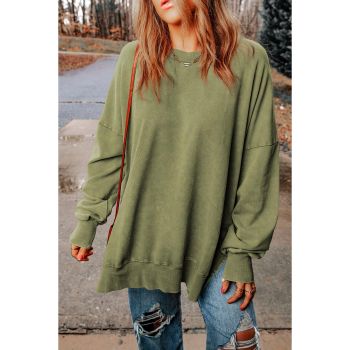 Azura Exchange Oversized Ribbed Trim Sweatshirt - 2XL