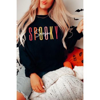 Azura Exchange Spooky Season Halloween Graphic Sweatshirt - M