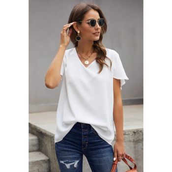 Azura Exchange Classic V Neck Tee - L