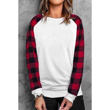 Azura Exchange Long Sleeve Buffalo Plaid Sweatshirt - 2XL