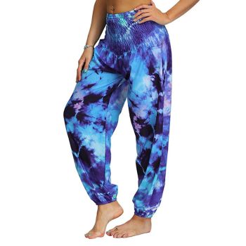 Azura Exchange Tie-Dye Casual Harem Pants - L