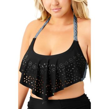 Azura Exchange Allure Juniors Plus Size Flounce Swimwear - 2X