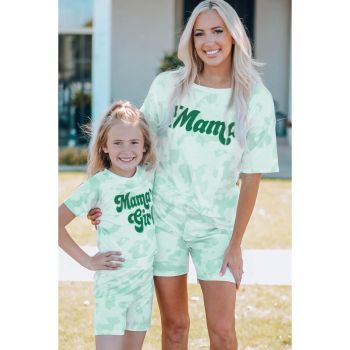 Azura Exchange Tie-dye Print T Shirt and Shorts Set - M