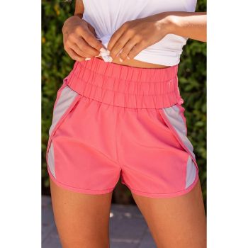 Azura Exchange Elastic Waist Athletic Shorts - L