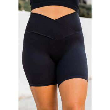 Azura Exchange V-Waistband Yoga Shorts - L