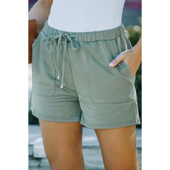 Azura Exchange Drawstring Waist Pocketed Shorts - L