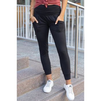 Azura Exchange Pleated Pocket Leggings - M