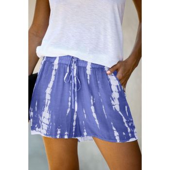 Azura Exchange Tie Dye Drawstring Shorts - L