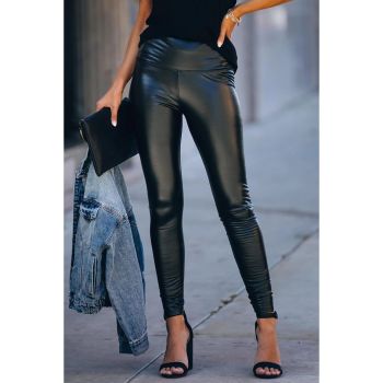 Azura Exchange Faux Leather High Waist Leggings - XL