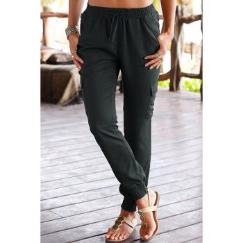 Azura Exchange Slim Fit Drawstring High Waist Joggers - L