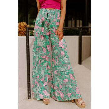 Azura Exchange Flowy Paisley Print Wide Leg Pants - L