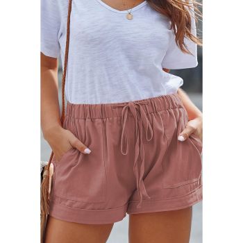 Azura Exchange Elastic Waist Drawstring Pocket Shorts - 4X