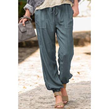 Azura Exchange Pull-on Casual Pants with Pockets - L