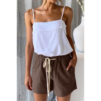 Azura Exchange Faylin Khaki Shorts - M