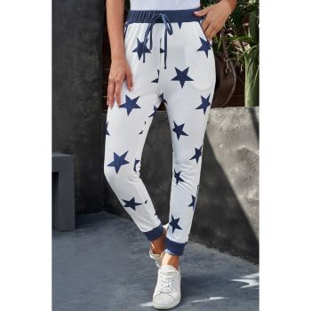 Azura Exchange Star Printed Joggers - L