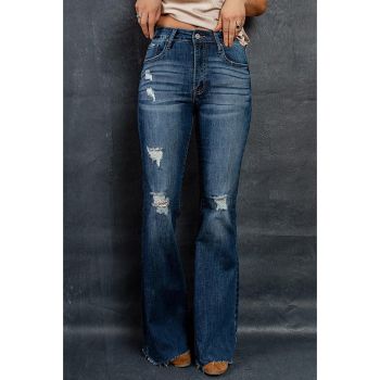 Azura Exchange Mid Rise Flare Jeans - S