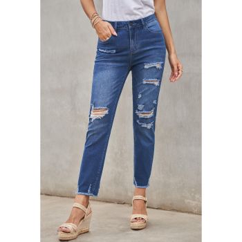 Azura Exchange Distressed Boyfriend Denim Pants - 2XL