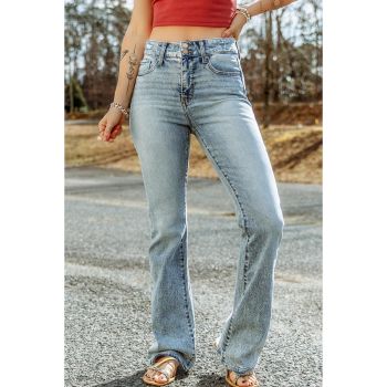 Azura Exchange Ripped Detail Flare Bottom Jeans - 10 US