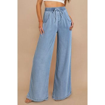 Azura Exchange Wide Leg Tencel Denim Pants - 14 US