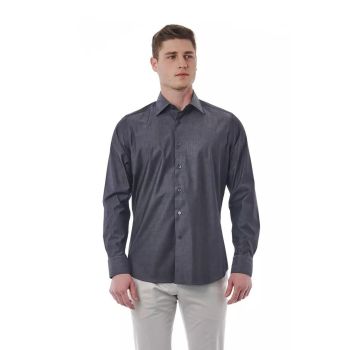 Bagutta Men's Gray Cotton Shirt - 2XL