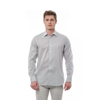 Bagutta Men's Gray Cotton Shirt - M