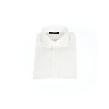 Front Closure Slim Fit Shirt with Italian Collar 44 IT Men