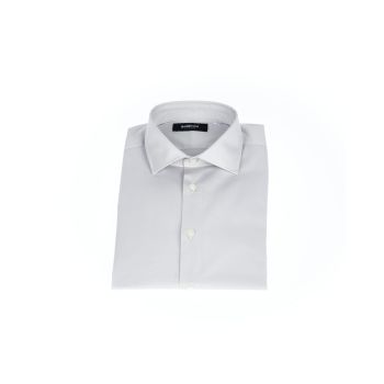 Button-Front Slim Fit Shirt with Italian Collar 41 IT Men