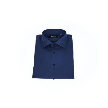 Front Button Closure Slim Fit Shirt with Italian Collar 42 IT Men