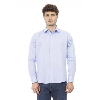 Regular Fit Shirt with Italian Collar and Button Closure 44 IT Men