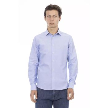 Baldinini Trend Men's Light Blue Cotton Shirt - M