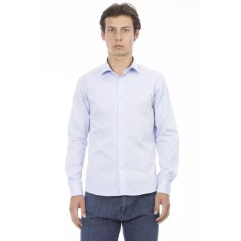 Baldinini Trend Men's Light Blue Cotton Shirt - XL