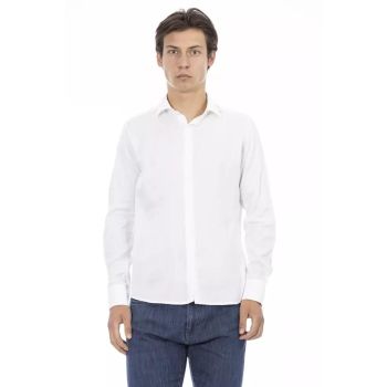 Baldinini Trend Men's White Cotton Shirt - L