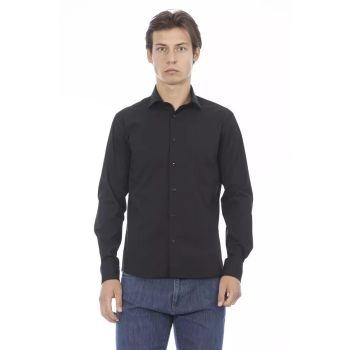 Baldinini Trend Men's Black Cotton Shirt - S