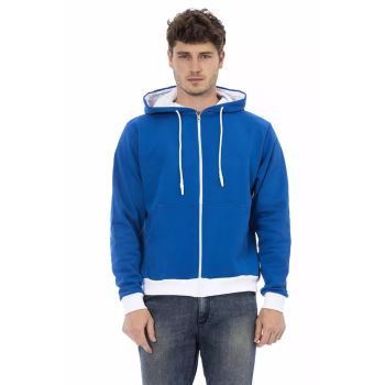 Long Sleeve Fleece Hoodie with Zip Closure and Rear Logo 3XL Men