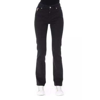 Logoed Button Regular Jeans with Tricolor Insert W34 US Women