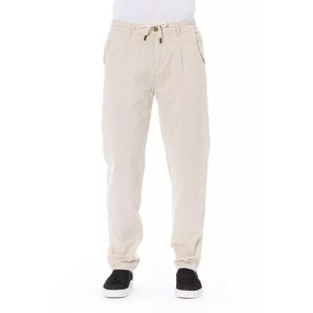 Baldinini Trend Men's Beige Cotton Jeans & Pant - W30 US