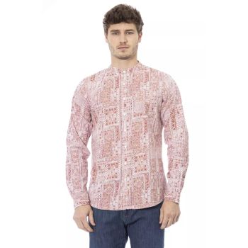 Regular Fit Mandarin Collar Shirt L Men