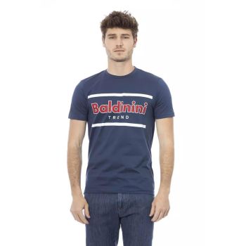 Baldinini Trend Men's Blue Cotton T-Shirt - M