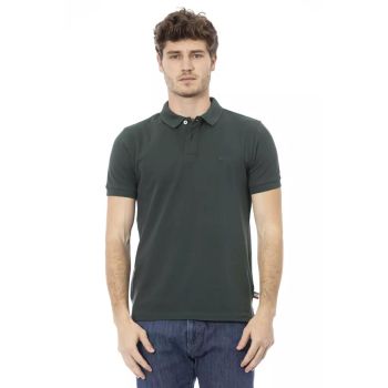 Embroidered Short Sleeve Polo Shirt L Men