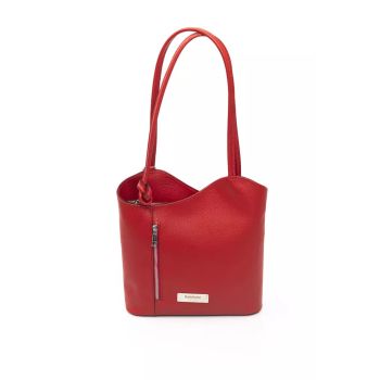 Leather Convertible Bag with Versatile Design One Size Women