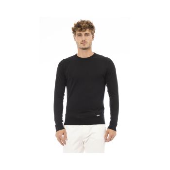 Baldinini Trend Men's Black Modal Sweater - 48 IT