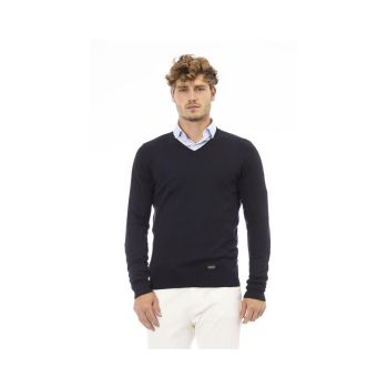 Baldinini Trend Men's Blue Modal Sweater - 48 IT