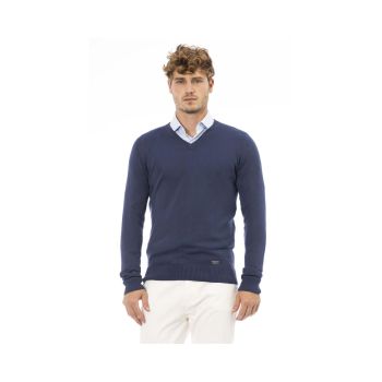 Baldinini Trend Men's Blue Modal Sweater - 50 IT