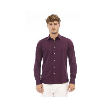 Baldinini Trend Men's Red Cotton Shirt - L