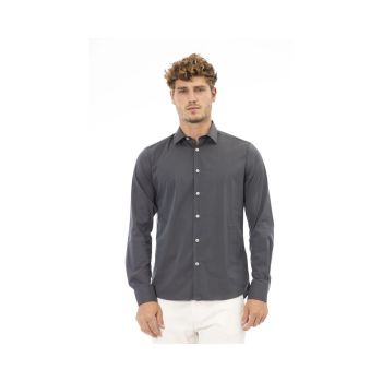 Baldinini Trend Men's Gray Cotton Shirt - M